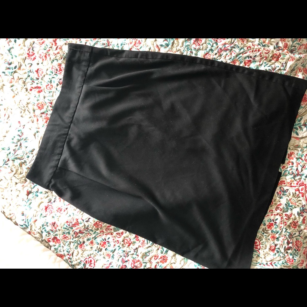 Woman’s black pencil skirt